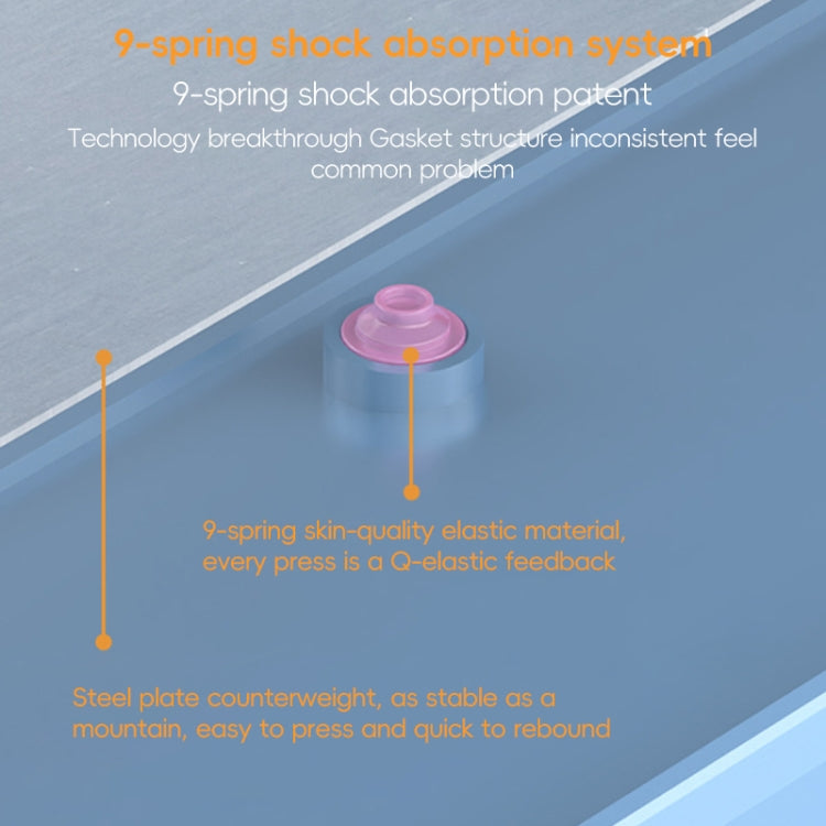 LANGTU L98 Wired RGB Gaming Keyboard(Blue White) - Wired Keyboard by LANGTU | Online Shopping South Africa | PMC Jewellery | Buy Now Pay Later Mobicred