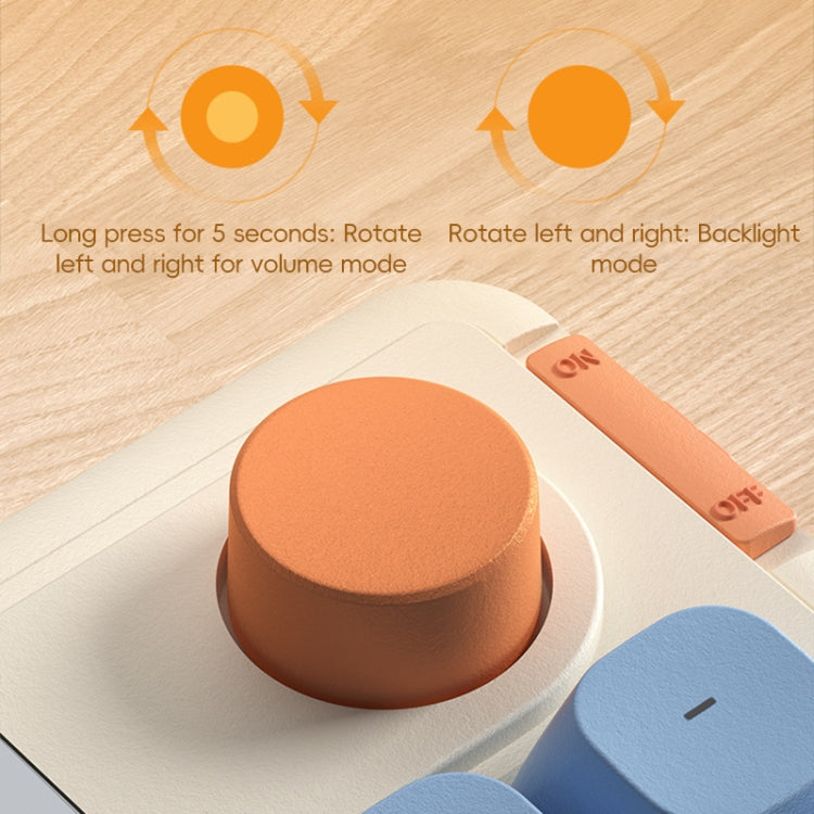 LANGTU L98 Wired RGB Gaming Keyboard(Cream White) - free shipping - PMC Jewellery - Order now!