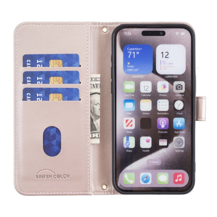 For Google Pixel 9 Pro Square Texture Leather Phone Case(Rose Gold) - Google Cases by PMC Jewellery | Online Shopping South Africa | PMC Jewellery | Buy Now Pay Later Mobicred