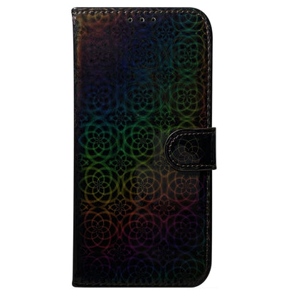 For Samsung Galaxy S25 5G Colorful Magnetic Buckle Leather Phone Case(Black) - Galaxy S25 5G Cases by PMC Jewellery | Online Shopping South Africa | PMC Jewellery | Buy Now Pay Later Mobicred