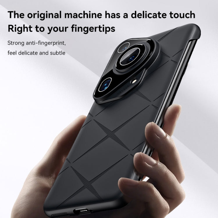 For Huawei Pura 70 Ultra Borderless Upshrink Camera Protection Magnetic Phone Case(Black) - Huawei Cases by PMC Jewellery | Online Shopping South Africa | PMC Jewellery | Buy Now Pay Later Mobicred