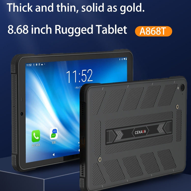 CENAVA A868T IP68 Rugged Tablet PC, 6GB+256GB, 8.68 inch Android 13 MT8788 Octa Core, 4G Network(EU Plug) - CENAVA by CENAVA | Online Shopping South Africa | PMC Jewellery | Buy Now Pay Later Mobicred