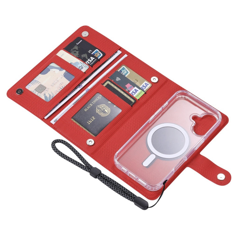 For iPhone 13 ViLi GHA-C Series RFID MagSafe Magnetic Flip Leather Phone Case(Red) - free shipping - PMC Jewellery - Order now!