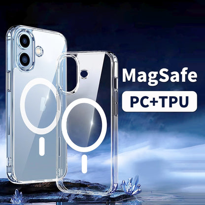 For iPhone 16 Pro ViLi MAG-C Series MagSafe Magnetic PC + TPU Phone Case(Transparent) - iPhone 16 Pro Cases by ViLi | Online Shopping South Africa | PMC Jewellery | Buy Now Pay Later Mobicred