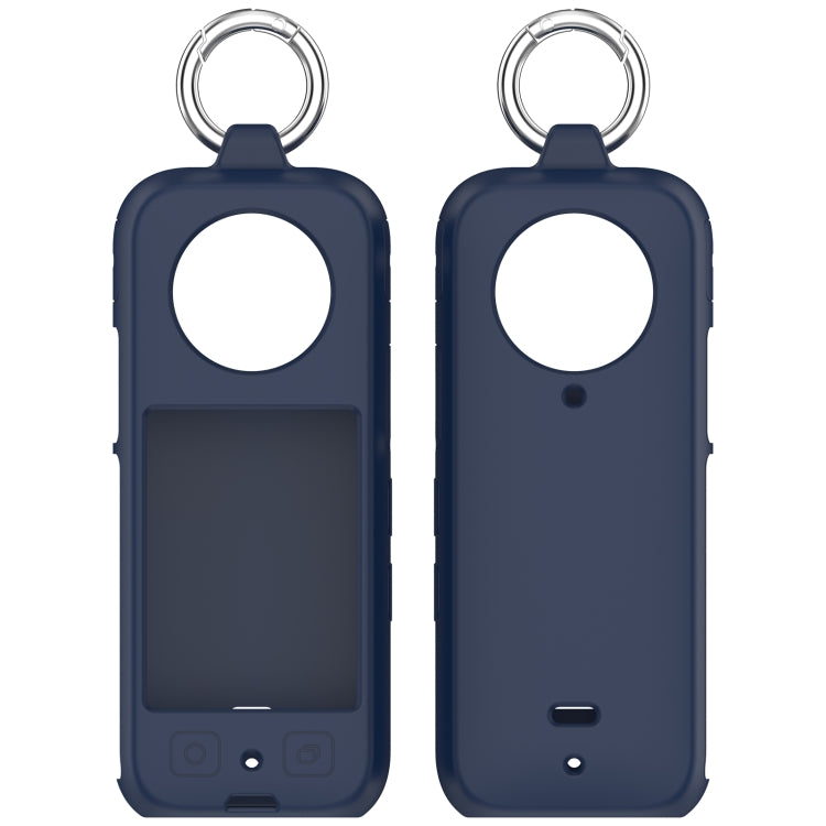 For Insta 360 X4 Portable Silicone Protective Case(Midnight Blue) - Case & Bags by PMC Jewellery | Online Shopping South Africa | PMC Jewellery | Buy Now Pay Later Mobicred