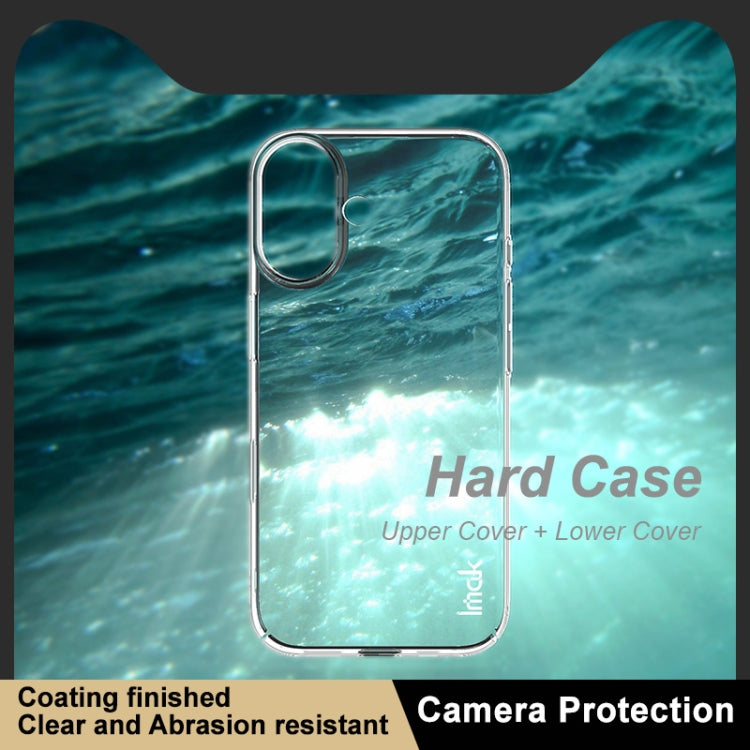 For iPhone 16 IMAK Wing II Wear-resisting Crystal Phone Case - iPhone 16 Cases by imak | Online Shopping South Africa | PMC Jewellery | Buy Now Pay Later Mobicred