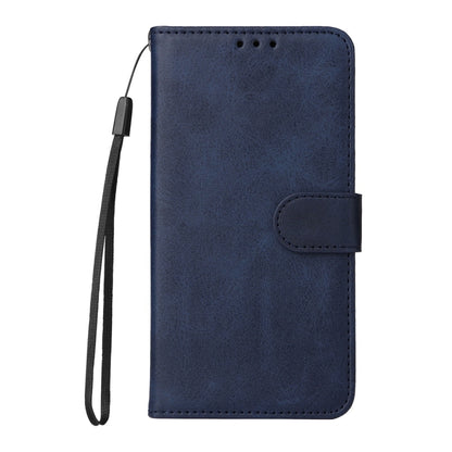 For Samsung Galaxy S25 5G Classic Calf Texture Flip Leather Phone Case(Blue) - Galaxy S25 5G Cases by PMC Jewellery | Online Shopping South Africa | PMC Jewellery | Buy Now Pay Later Mobicred