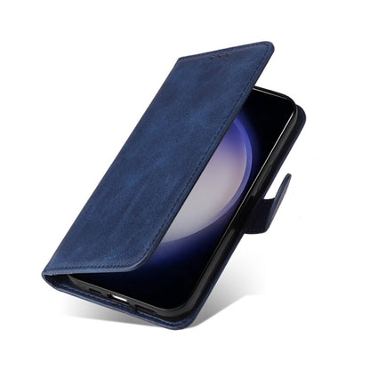 For Samsung Galaxy S25+ 5G Classic Calf Texture Flip Leather Phone Case(Blue) - Galaxy S25+ 5G Cases by PMC Jewellery | Online Shopping South Africa | PMC Jewellery | Buy Now Pay Later Mobicred