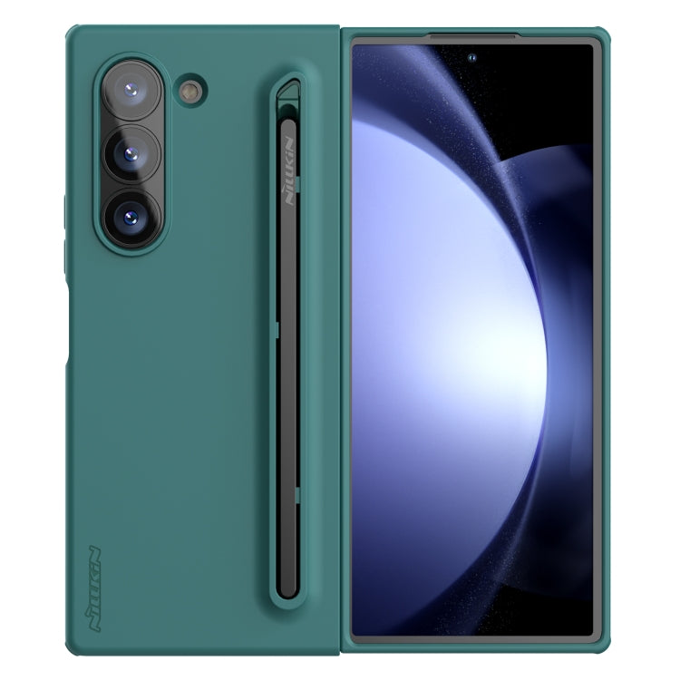 For Samsung Galaxy Z Fold6 5G NILLKIN Flex Pure PC + Liquid Silicone Phone Case with S Pen(Green) - Galaxy Z Fold6 5G Cases by NILLKIN | Online Shopping South Africa | PMC Jewellery | Buy Now Pay Later Mobicred