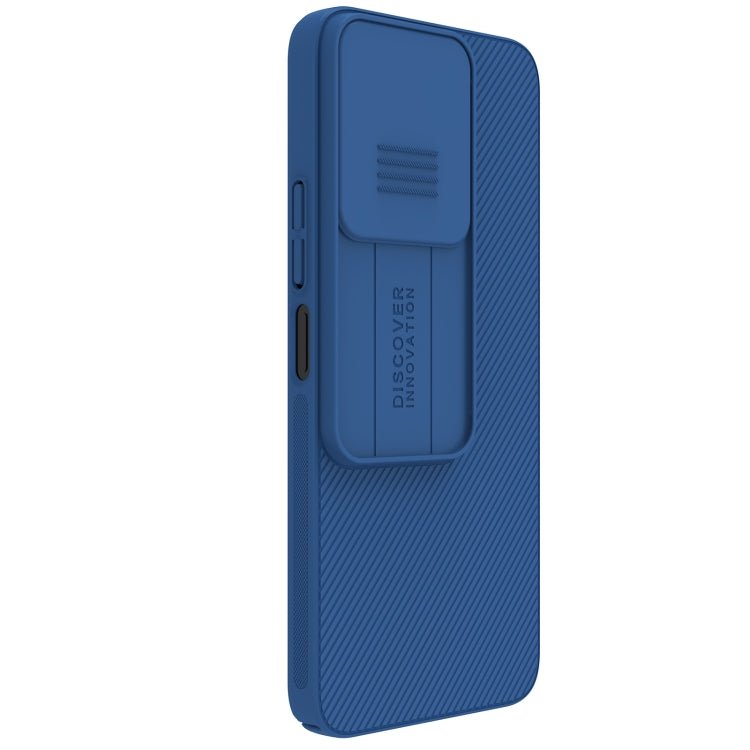 For Redmi Note 13R 5G / 13 4G NILLKIN Black Mirror Series Camshield PC Phone Case(Blue) - Redmi 13 Cases by NILLKIN | Online Shopping South Africa | PMC Jewellery | Buy Now Pay Later Mobicred