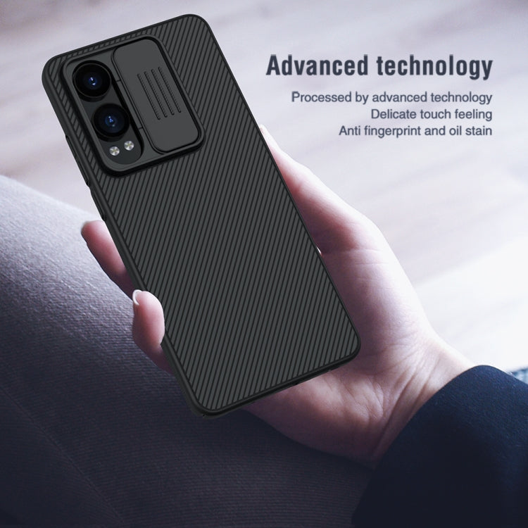 For OnePlus Nord CE4 Lite / OPPO K12x NILLKIN Black Mirror Series Camshield PC Phone Case(Black) - OnePlus Cases by NILLKIN | Online Shopping South Africa | PMC Jewellery | Buy Now Pay Later Mobicred