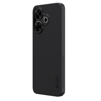 For Redmi Note 13R 5G / 13 4G NILLKIN Frosted PC Phone Case(Black) - Redmi 13 Cases by NILLKIN | Online Shopping South Africa | PMC Jewellery | Buy Now Pay Later Mobicred