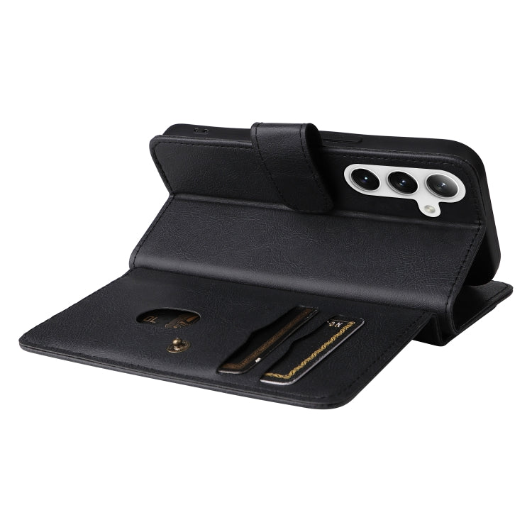 For Samsung Galaxy S25 / S24 5G Multi-Function Wallet 10 Card Slots Leather Phone Case(Black) - free shipping - PMC Jewellery - Order now!