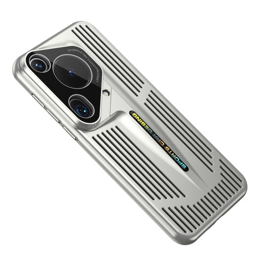 For Huawei Pura 70 Ultra Blade Cooling PC Full Coverage Phone Case(Titanium Silver) - Huawei Cases by PMC Jewellery | Online Shopping South Africa | PMC Jewellery | Buy Now Pay Later Mobicred