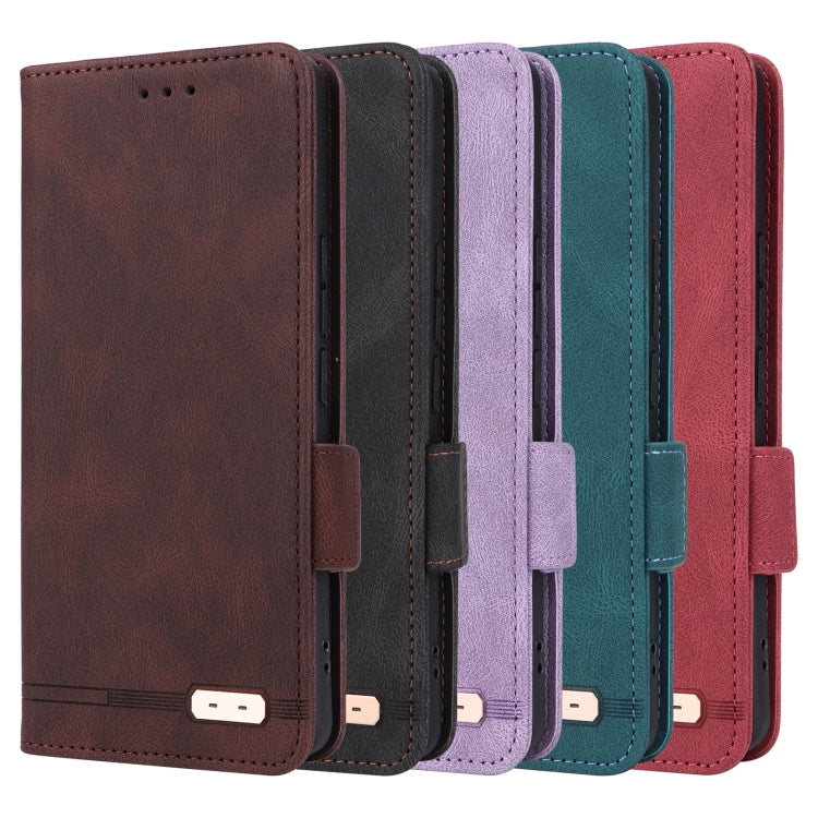 For iPhone 16 Plus Magnetic Clasp Leather Phone Case(Black) - iPhone 16 Plus Cases by PMC TechLife | Online Shopping South Africa | PMC TechLife | Buy Now Pay Later Mobicred