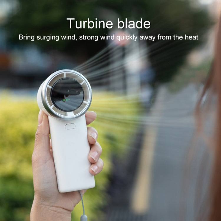 N603 HD Digital Display Handheld Turbine Fan(Black) - Electric Fans by PMC TechLife | Online Shopping South Africa | PMC TechLife | Buy Now Pay Later Mobicred