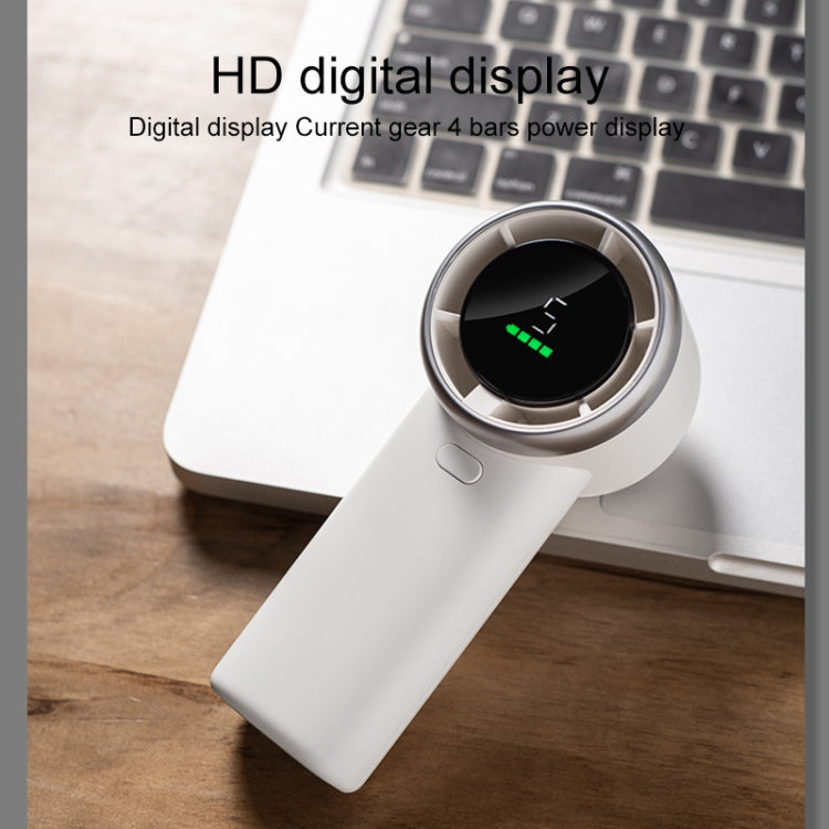 N603 HD Digital Display Handheld Turbine Fan(Black) - Electric Fans by PMC TechLife | Online Shopping South Africa | PMC TechLife | Buy Now Pay Later Mobicred