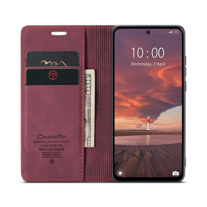 For Redmi 13 CaseMe 013 Multifunctional Horizontal Flip Leather Phone Case(Wine Red) - Redmi 13 Cases by CaseMe | Online Shopping South Africa | PMC Jewellery | Buy Now Pay Later Mobicred