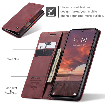 For Redmi 13 CaseMe 013 Multifunctional Horizontal Flip Leather Phone Case(Wine Red) - Redmi 13 Cases by CaseMe | Online Shopping South Africa | PMC Jewellery | Buy Now Pay Later Mobicred