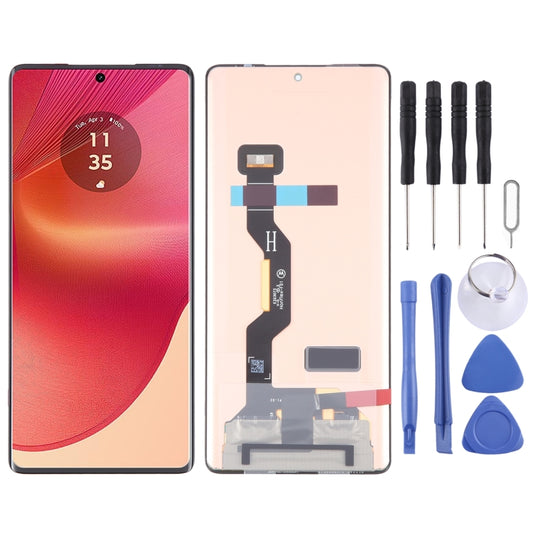 For Motorola Moto G85 Original P-OLED LCD Screen with Digitizer Full Assembly - LCD Screen by PMC Jewellery | Online Shopping South Africa | PMC Jewellery | Buy Now Pay Later Mobicred