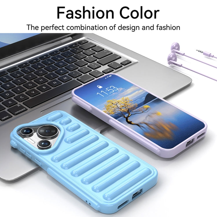 For Huawei Pura 70 Pro+ Capsule Series Candy Color TPU Phone Case(Blue) - Huawei Cases by PMC Jewellery | Online Shopping South Africa | PMC Jewellery | Buy Now Pay Later Mobicred