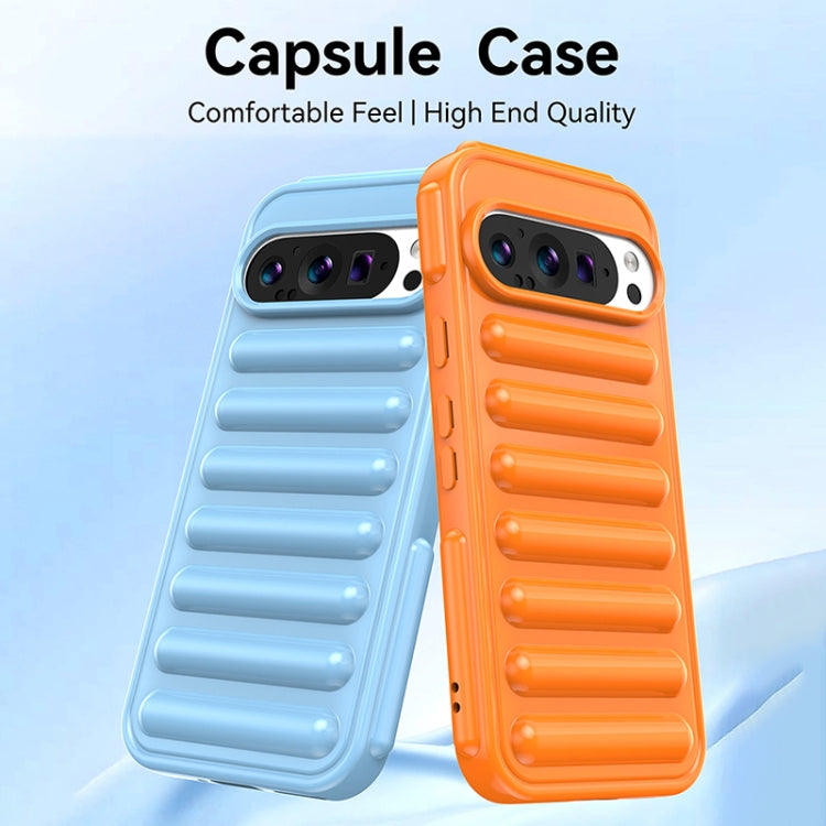 For Google Pixel 9 Pro XL Capsule Series Candy Color TPU Phone Case(Orange) - Google Cases by PMC Jewellery | Online Shopping South Africa | PMC Jewellery | Buy Now Pay Later Mobicred