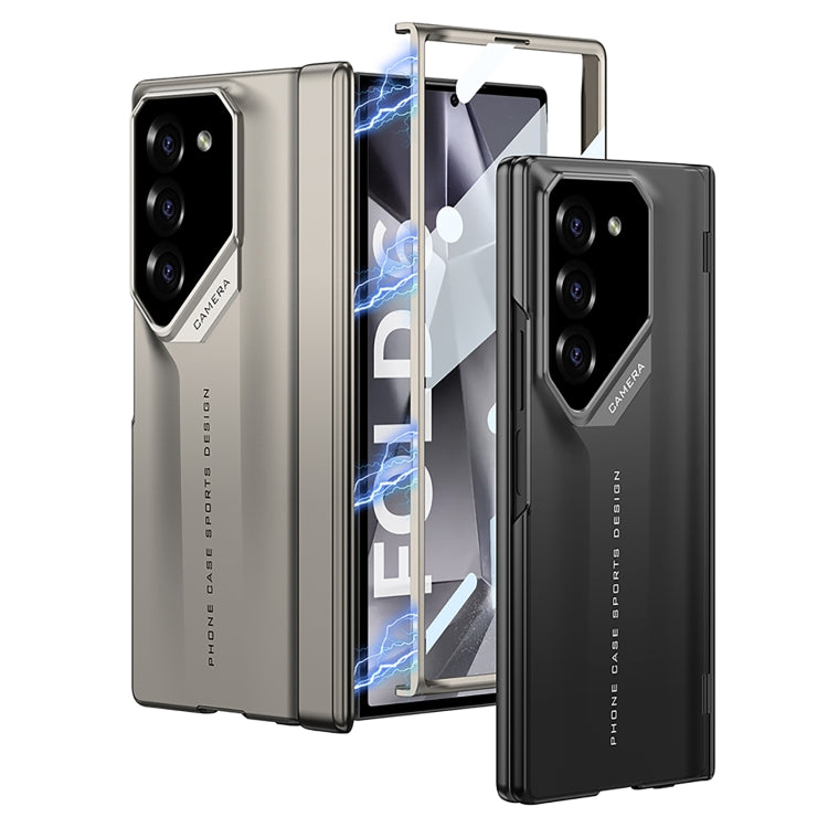 For Samsung Galaxy Z Fold6 GKK Integrated Folding Supercar Phone Case(Black) - Galaxy Z Fold6 5G Cases by GKK | Online Shopping South Africa | PMC Jewellery | Buy Now Pay Later Mobicred