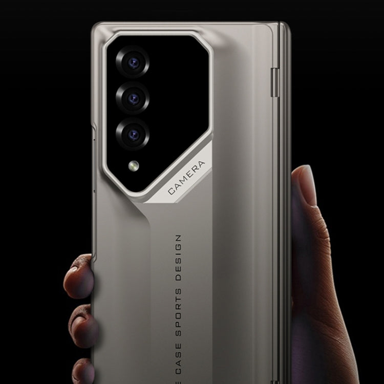 For Samsung Galaxy Z Fold4 GKK Integrated Folding Supercar Phone Case(Titanium Grey) - Galaxy Z Fold4 5G Cases by GKK | Online Shopping South Africa | PMC Jewellery | Buy Now Pay Later Mobicred