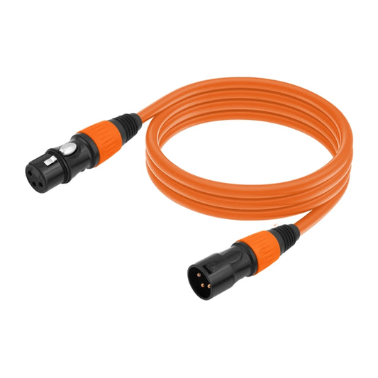 JC1015 XLR 3pin Male to Female Audio Cable, Length:10m(Orange) - Microphone Audio Cable & Connector by PMC Jewellery | Online Shopping South Africa | PMC Jewellery | Buy Now Pay Later Mobicred