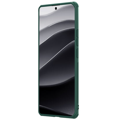 For Redmi Note 14 Pro+ 5G NILLKIN Frosted Shield Pro PC + TPU Phone Case(Green) - Note 14 Pro+ Cases by NILLKIN | Online Shopping South Africa | PMC Jewellery | Buy Now Pay Later Mobicred