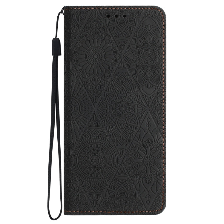 For Google Pixel 9 Pro XL Ethnic Embossed Adsorption Leather Phone Case(Black) - Google Cases by PMC Jewellery | Online Shopping South Africa | PMC Jewellery | Buy Now Pay Later Mobicred