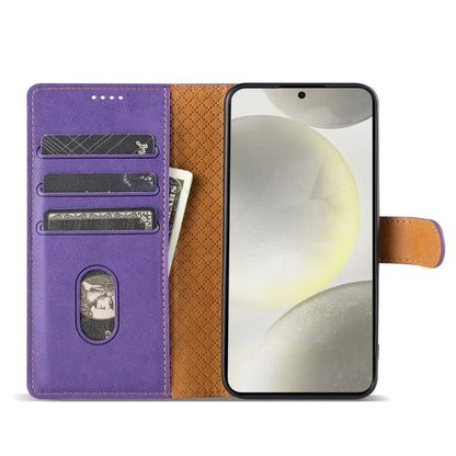 For Xiaomi 14 Ultra N.BEKUS CSJ-P1 Solid Color Leather Phone Case(Purple) - 14 Ultra Cases by N.BEKUS | Online Shopping South Africa | PMC Jewellery | Buy Now Pay Later Mobicred