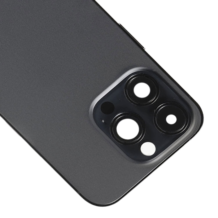 For iPhone 14 Pro Battery Back Cover with Side Keys & Card Tray, Version:China Version(Black) - Back Cover by PMC Jewellery | Online Shopping South Africa | PMC Jewellery | Buy Now Pay Later Mobicred