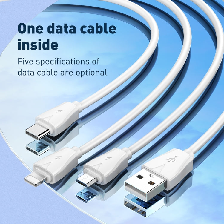 LDNIO Q334 32W Type-C + Dual USB Port Charger with 1m USB-C / Type-C to 8 Pin Data Cable, Plug Type:UK Plug(White) - USB Charger by LDNIO | Online Shopping South Africa | PMC Jewellery | Buy Now Pay Later Mobicred