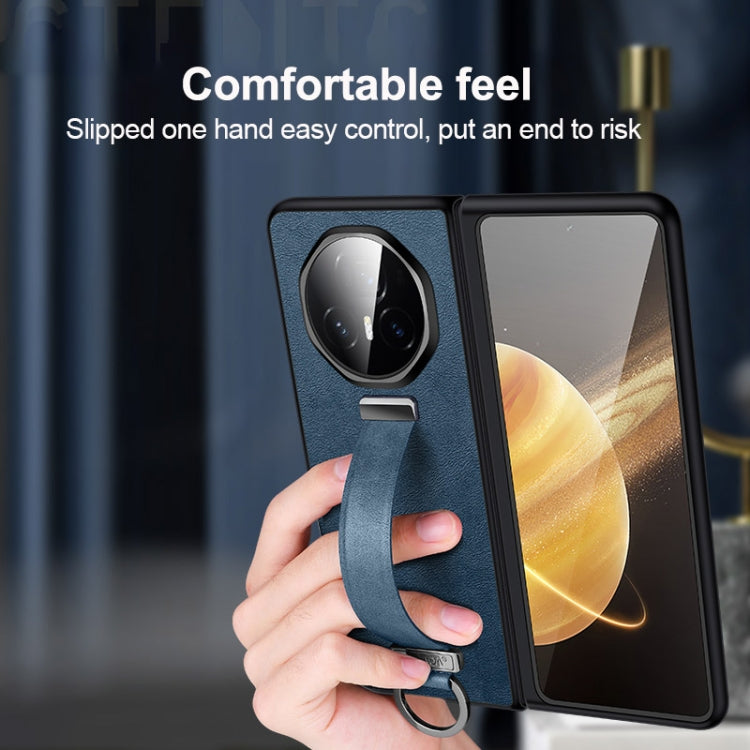 For Honor Magic V3 SULADA PC + Leather Texture Skin Feel Shockproof Phone Case(Orange) - free shipping - PMC TechLife - Order now!