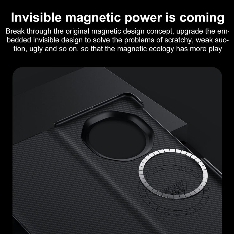 For Honor Magic Vs3 SULADA Kevlar 600D Texture Smart Window Leather Phone Case(Black) - free shipping - PMC TechLife - Order now!