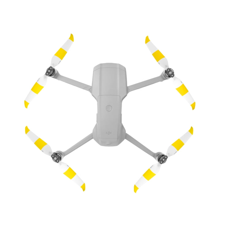 2 Pairs Sunnylife 7238F-2C For DJI Mavic Air 2 Double-sided Two-color Low Noise Quick-release Propellers(Yellow White) - DIY Propeller by Sunnylife | Online Shopping South Africa | PMC Jewellery | Buy Now Pay Later Mobicred