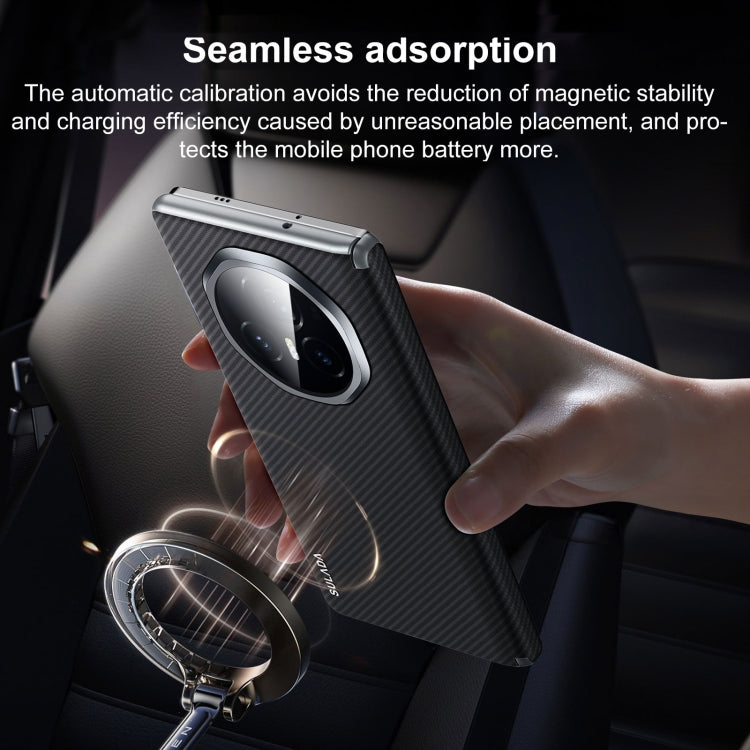 For Honor Magic V3 SULADA 600D Kevlar Texture PC Shockproof Phone Case(Purple) - free shipping - PMC TechLife - Order now!