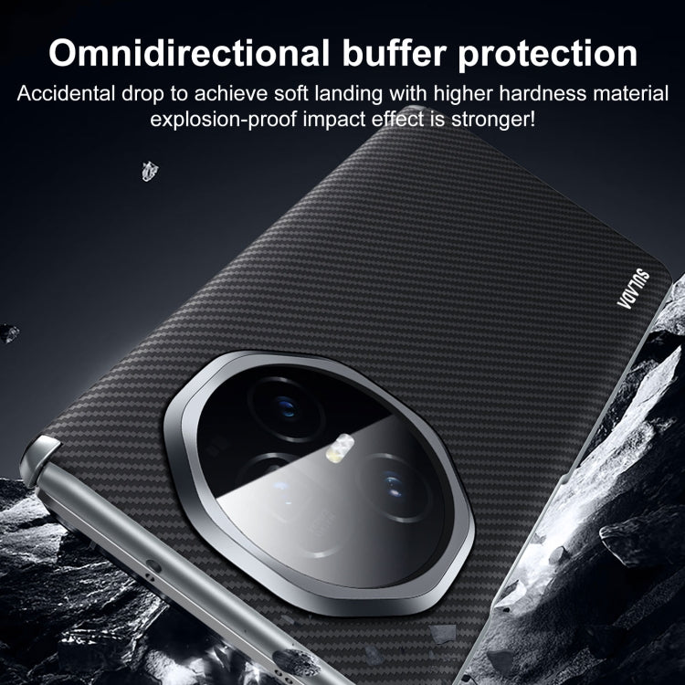 For Honor Magic V3 SULADA 600D Kevlar Texture PC Shockproof Phone Case(Black) - free shipping - PMC TechLife - Order now!