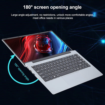 14 inch Windows 11 Laptop, 16GB+256GB, Gen 5th Intel Core i3 CPU, 180 Degree Rotation Axis(Silver) - Others by PMC Jewellery | Online Shopping South Africa | PMC Jewellery | Buy Now Pay Later Mobicred