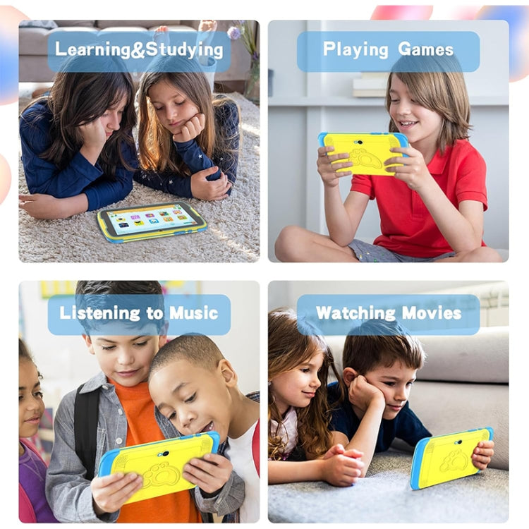 UNIWA  Boxchip Tab 8 WiFi Kid Tablet,  4GB+64GB, 8 inch Android 13 Allwinner A523 Octa Core CPU Support Google Play(Blue) - free shipping - PMC Jewellery - Order now!