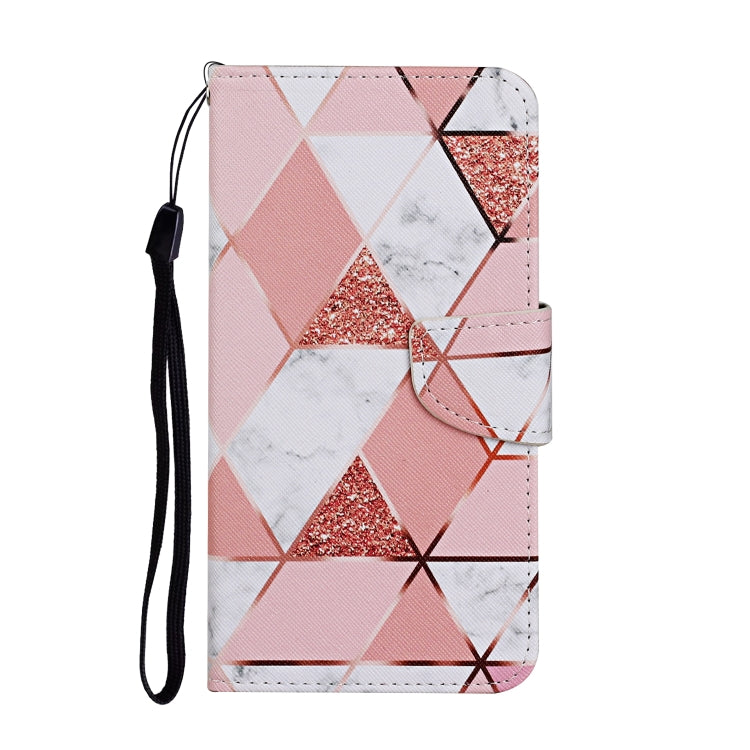 For OPPO Realme 6 Colored Drawing Pattern Horizontal Flip Leather Case with Holder & Card Slots & Wallet(Marble) - free shipping - PMC TechLife - Order now!