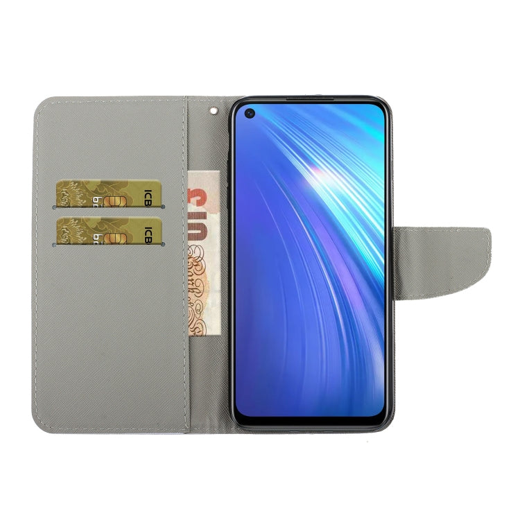 For OPPO Realme 6 Colored Drawing Pattern Horizontal Flip Leather Case with Holder & Card Slots & Wallet(Marble) - Realme Cases by PMC Jewellery | Online Shopping South Africa | PMC Jewellery