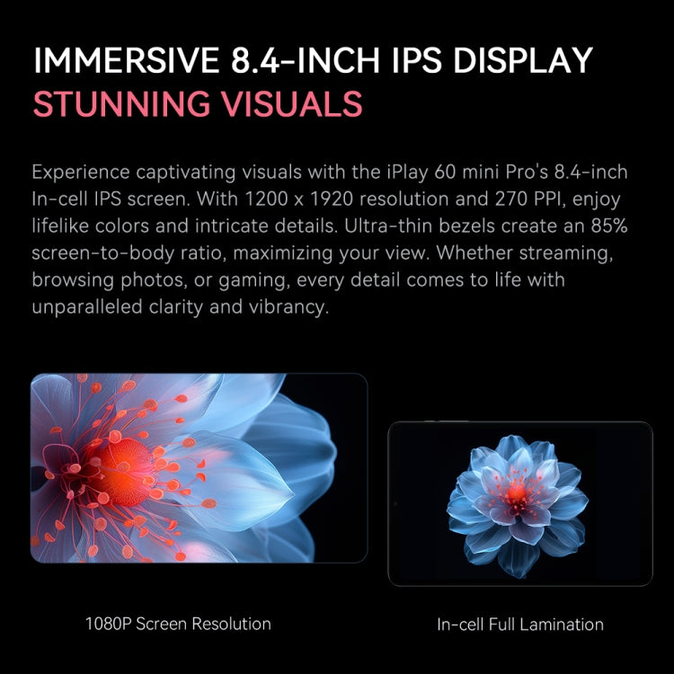ALLDOCUBE iPlay 60 Mini Pro 4G LTE Tablet, 8GB+128GB, 8.4 inch Android 14 MTK Helio G99 Octa Core(Grey) - free shipping - PMC Jewellery - Order now!