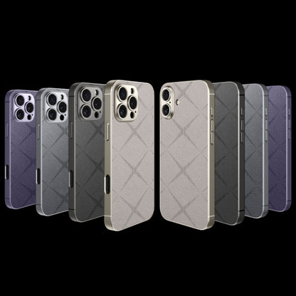 For iPhone 16 Plus GKK Asterism Metal Paint Skin Feel Leather Full Coverage Phone Case(Mountain Gray) - iPhone 16 Plus Cases by GKK | Online Shopping South Africa | PMC Jewellery | Buy Now Pay Later Mobicred