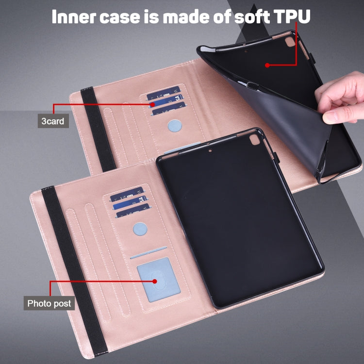 For Honor Pad 8 Peacock Embossed Pattern Leather Tablet Case(Rose Gold) - Honor by PMC TechLife | Online Shopping South Africa | PMC TechLife | Buy Now Pay Later Mobicred