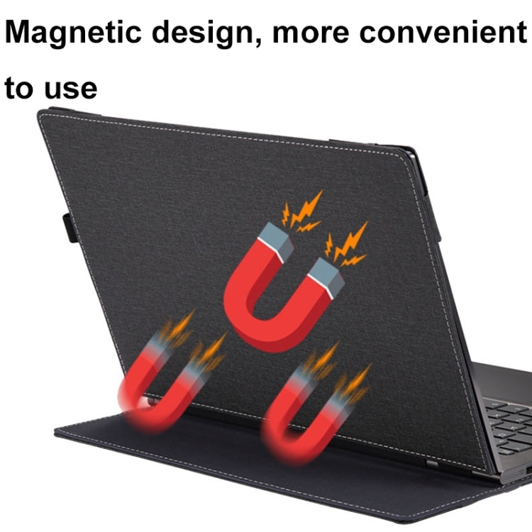 For Dell Latitude 7455 14 inch Leather Laptop Shockproof Protective Case(Wine Red) - free shipping - PMC Jewellery - Order now!