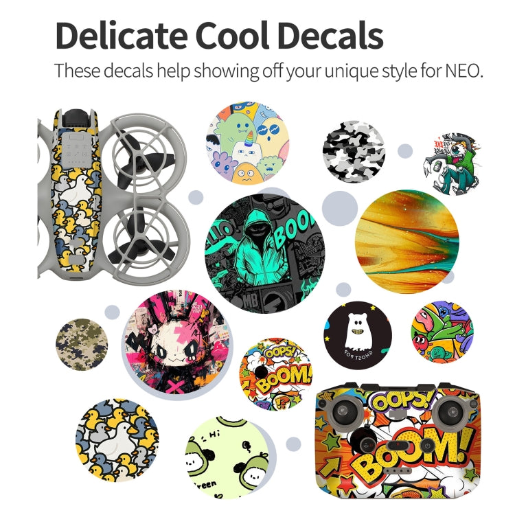 For DJI Neo Drone Body Remote Control Protective Sticker(Dark Camo) - free shipping - PMC TechLife - Order now!