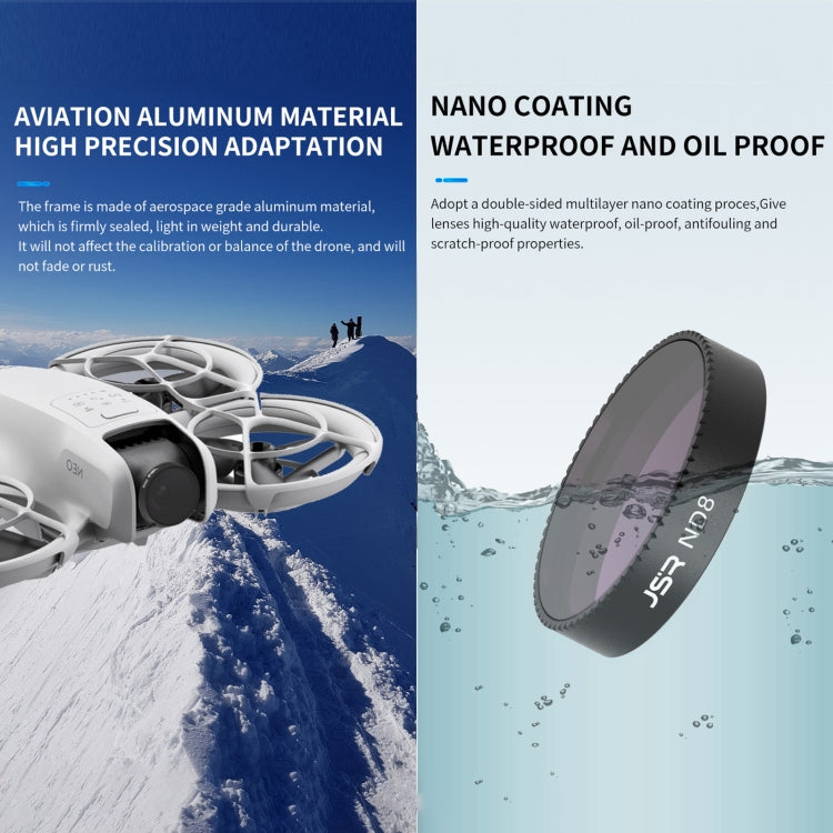 For DJI Neo JSR KB Series Drone Lens Filter, Filter:8 in 1 CPL UV ND Mixed - free shipping - PMC TechLife - Order now!