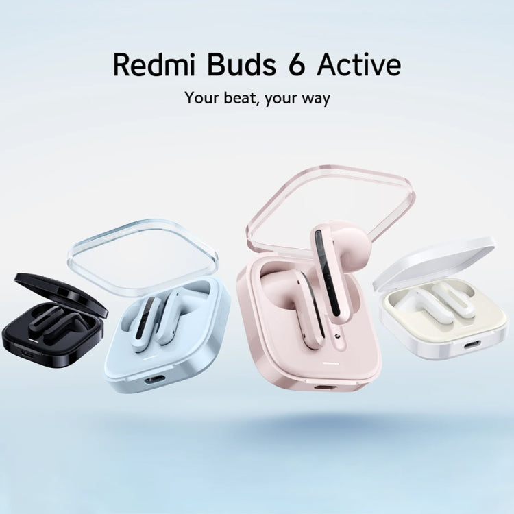 Original Xiaomi Redmi Buds 6 Active BT5.4 In-ear True Wireless Earbuds(White) - In Ear Wired Earphone by Xiaomi | Online Shopping South Africa | PMC Jewellery | Buy Now Pay Later Mobicred